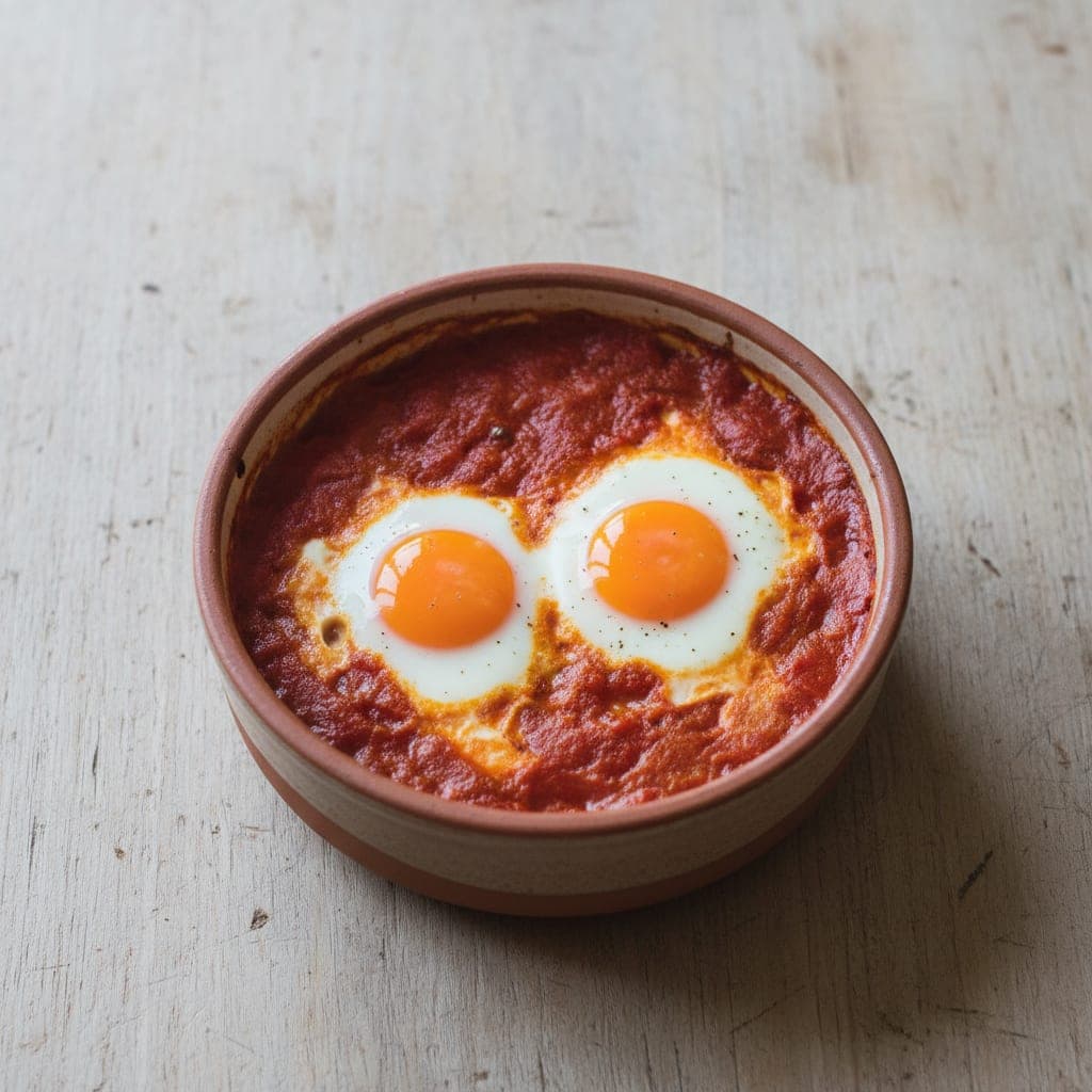 שקשוקה אישית בנינג'ה (ביצים ברוטב עגבניות)