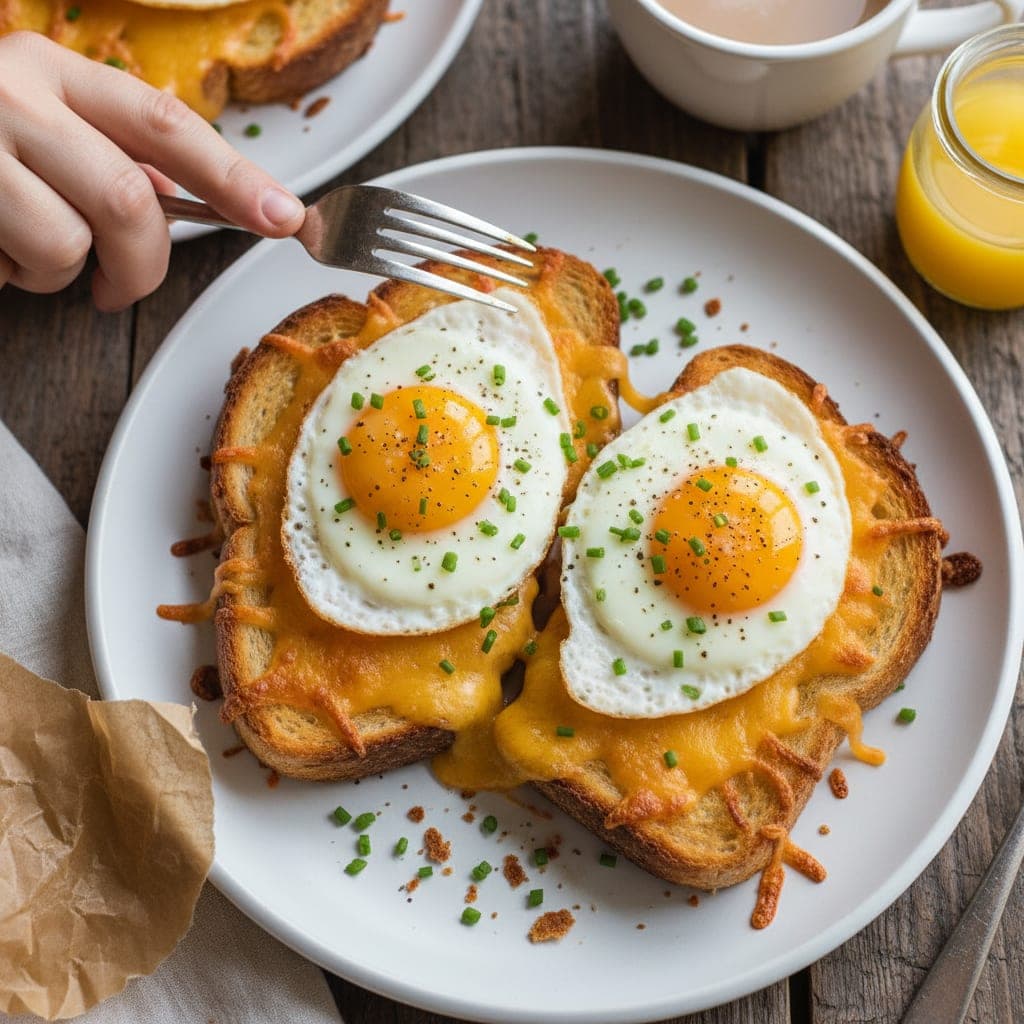 טוסט חביתה מהיר לילדים ולמבוגרים